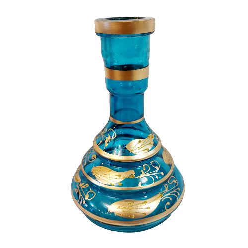 شیشه قلیان چک پرکار سه پله بزرگ 1003251 دیجی قلیون