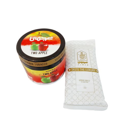 تنباکو قوطی 220 گرمی دوسیب برند عجمان 11266 دیجی قلیون تنباکو قوطی 220 گرمی دوسیب برند عجمان 11266 دیجی قلیون