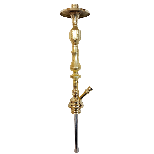 تنه برنجی شمش سینی دار تک سرو بلند 1005125 دیجی قلیون