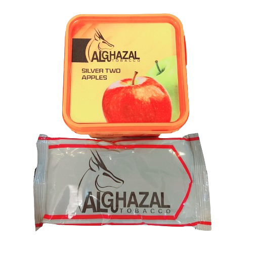 تنباکو 250گرمی دو سیب برند الغزال 1010371 دیجی قلیون تنباکو 250گرمی دو سیب برند الغزال 1010371 دیجی قلیون