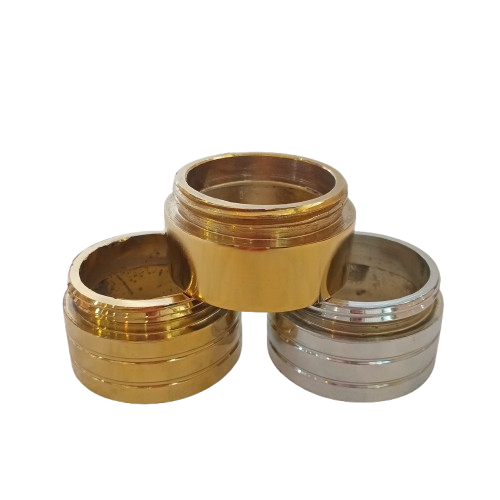رینگ یا النگووی قلیان خارجی عربی لوکس کرنو ایکس لارج سیلور و طلایی 1012679 دیجی قلیون