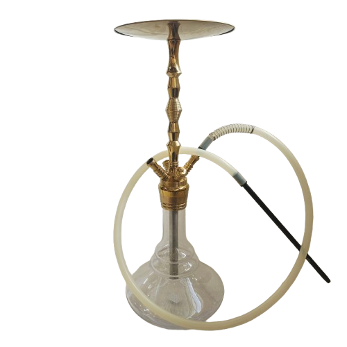 قلیان عربی خارجی کامل برند KINGSشمش استیل دو شیلنگه 1009773 دیجی قلیون